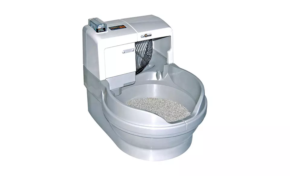 CatGenie Self-Washing Cat Box with Option for GenieDome. Free Returns. - Second Medium