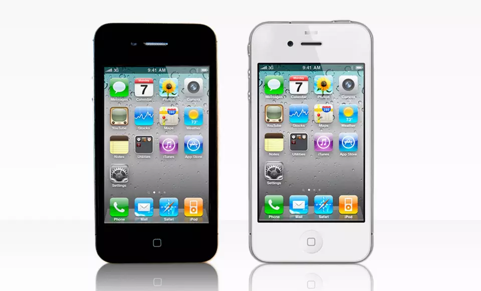 Verizon iPhone 4 16GB in Black or White (Refurbished). Free Shipping and Returns. - Primary Image