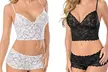 1, 2 ou 3 ensembles bustier et boxer en dentelle de la collection "Lana" - Second Medium