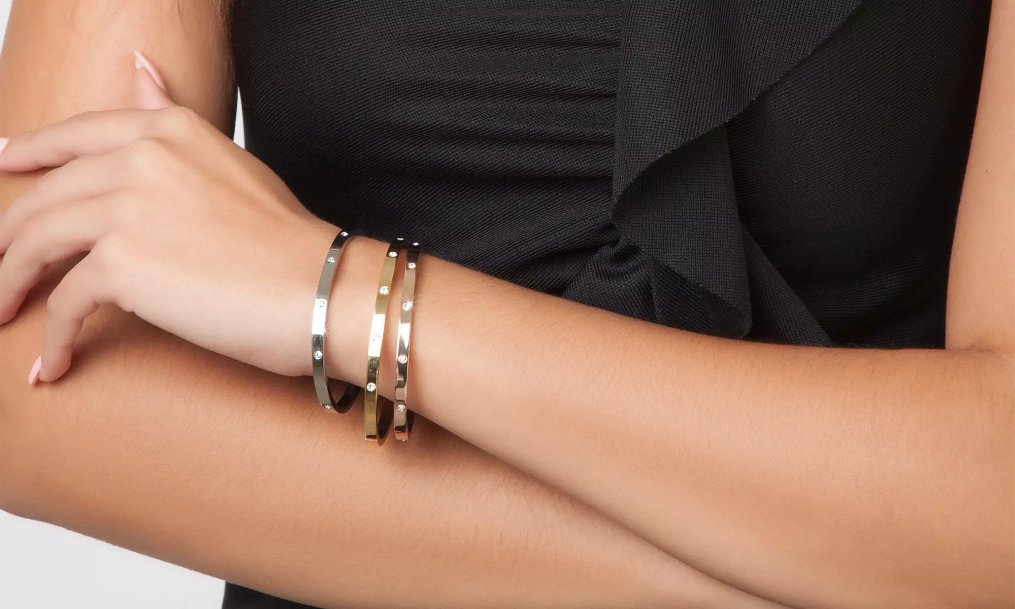 Bracciale in Cristallo SC Crystal, Design Minimalista