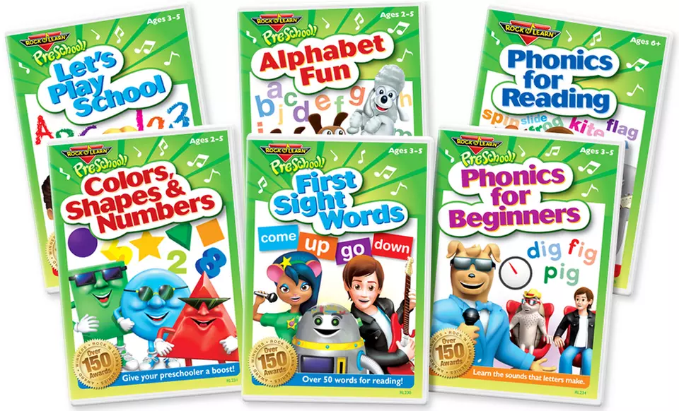 Rock 'N Learn 6-DVD Bundle - Primary Image