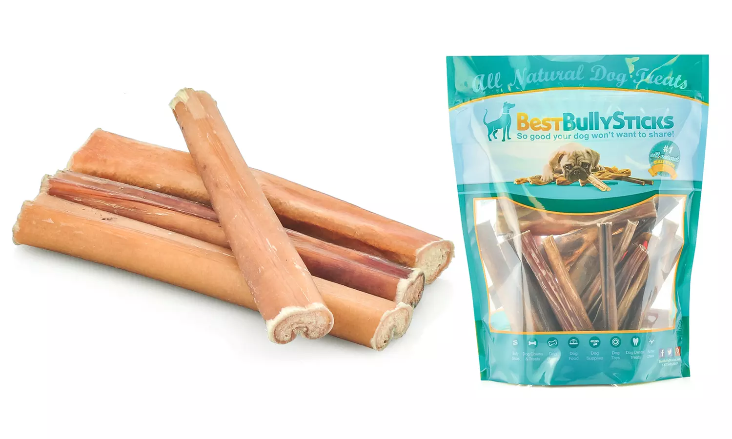 5'' Best Bully Sticks (25-Count) - Primary Image