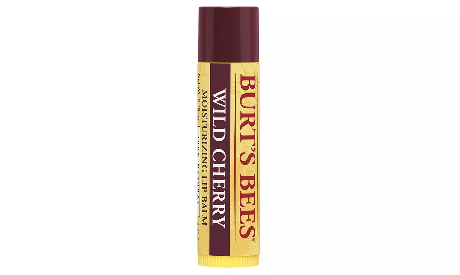 Burt's Bees Natural Wild Cherry Moisturizing Lip Balm (2-Pack) - Second Medium