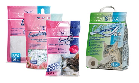 Lettiera per gatto disponibile in vari formati