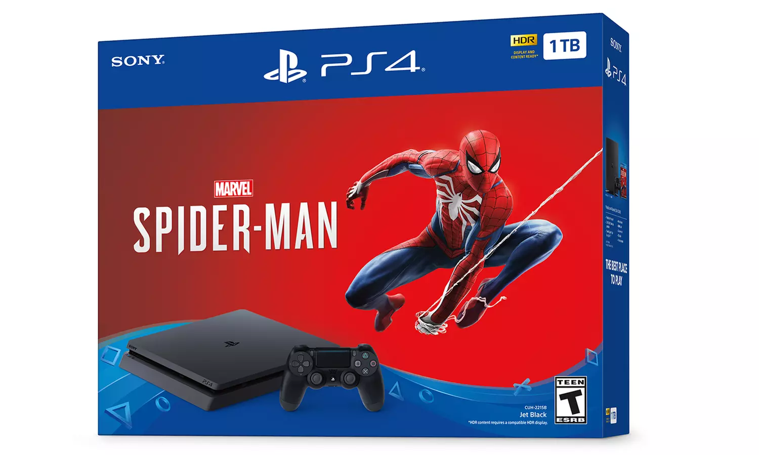 Sony PlayStation 4 1TB Game Console with "Marvel's Spider-Man" - Second Medium
