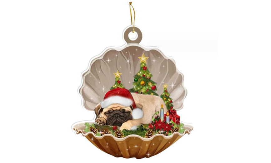 Image 3: Sleeping Dog-Design Hanging Ornament