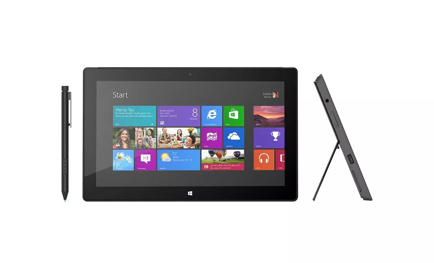 Microsoft Surface Pro 64GB 10.6" Tablet with Windows 8 Pro (Manufacturer Refurbished) - Second Medium