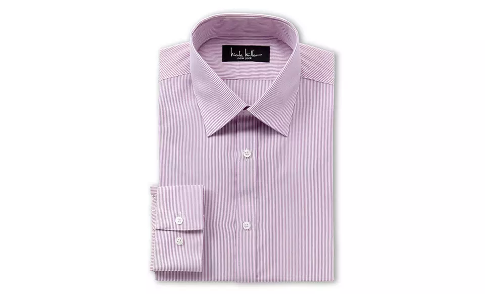 Nicole Miller Modern Fit Men's Dress Shirts | Brought to You by ideel - Second Medium