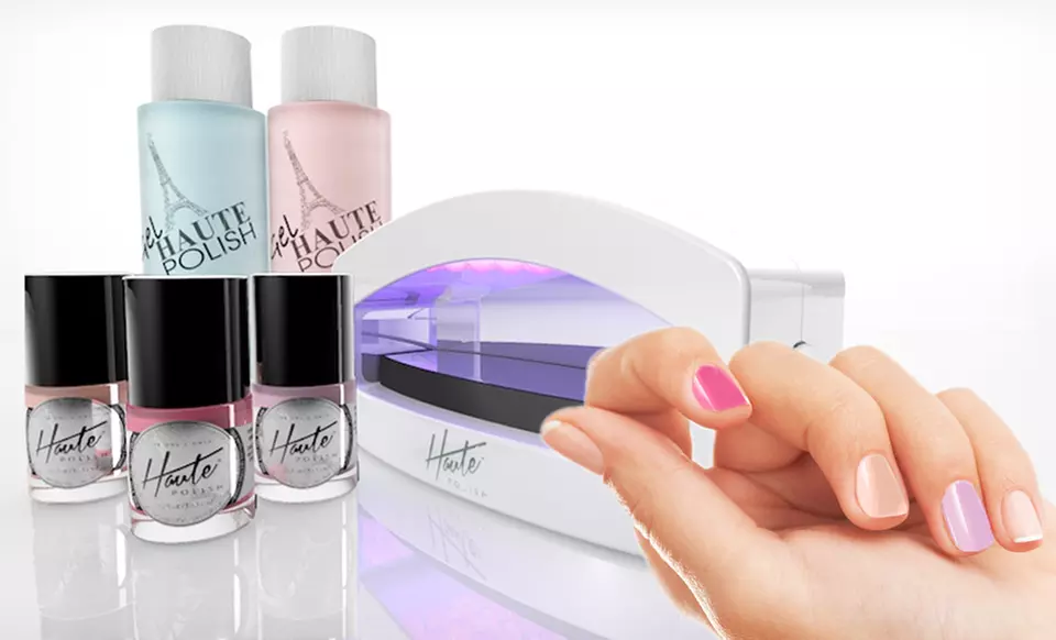 $49.99 for a Haute Polish Elite LED Nail-Setting Kit ($103 List Price). 3 Kits. Free Shipping and Returns. - Primary Image