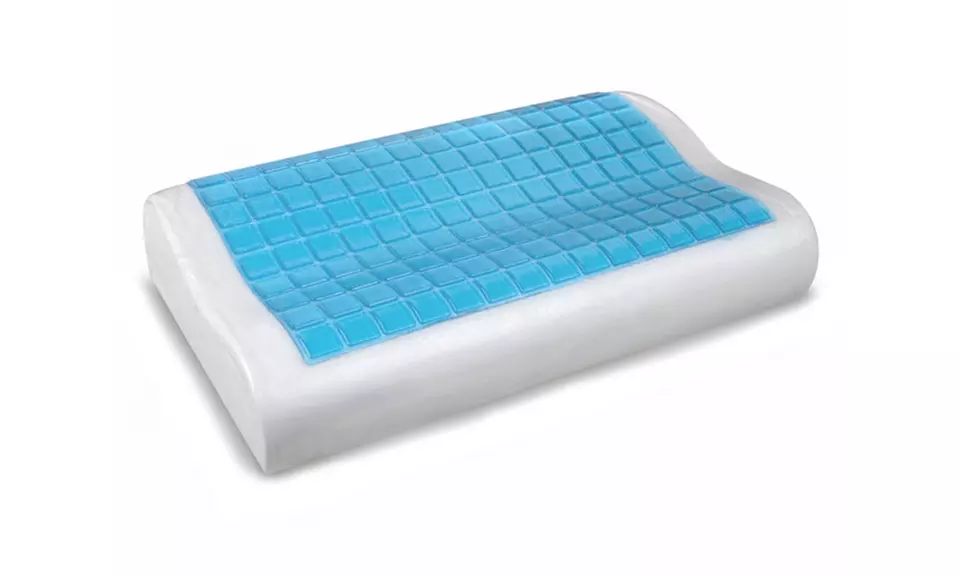 PharMeDoc Standard or Contour Memory Foam Pillow with Cooling Gel - Second Medium