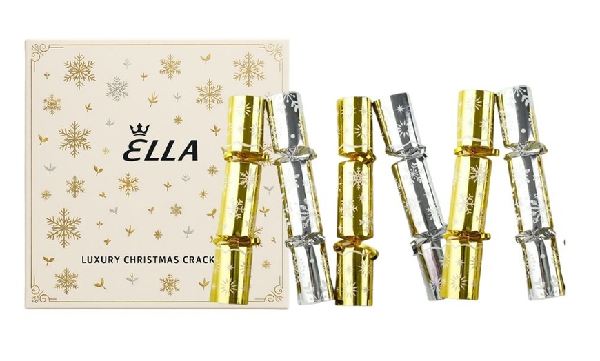 Image 1: 10-Inch Christmas Crackers Jewellery Made With Moissanite & Austrian Crystals