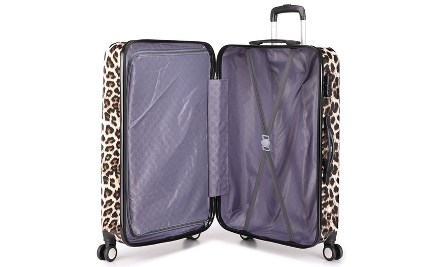 Image 2: Kono Leopard Suitcase