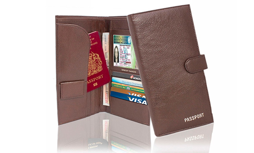 Image 1: Passport and Travel Document Holder