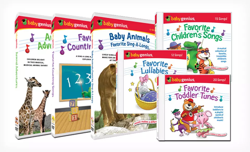 $19.99 for a Baby Genius Sing, Dance, and Play CD and DVD Collection ($60 List Price). Free Shipping and Returns. - Primary Image