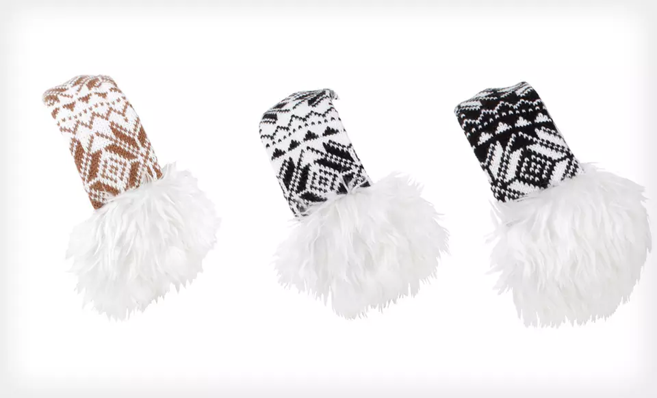 $12 for a David & Young Women’s Snowflake Headwrap ($25 List Price). Five Styles Available. Free Returns. - Primary Image