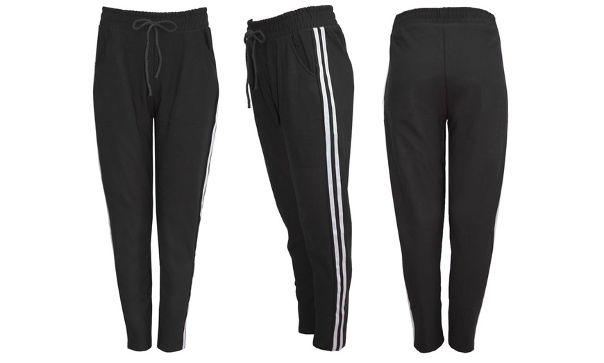 Image 11: Side-Stripe Sports Pants