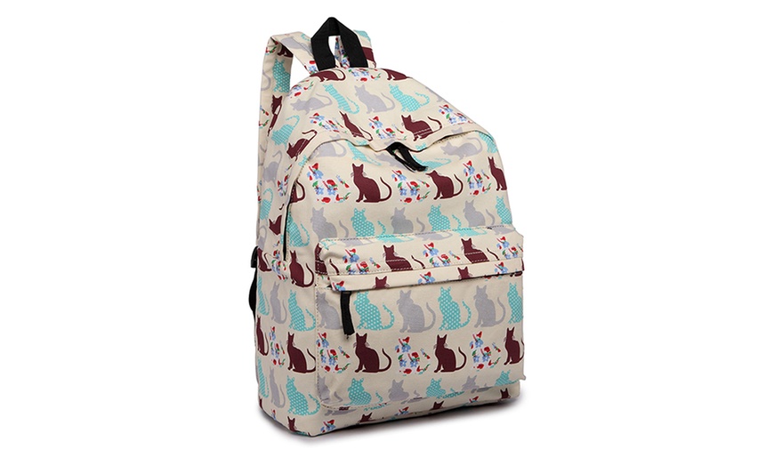 Image 8: Großer Rucksack mit Print