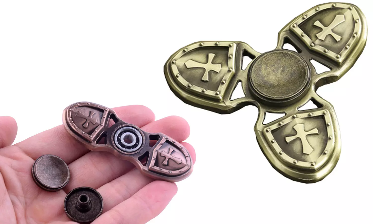 Crusader Metal Fidget Spinner - Primary Image