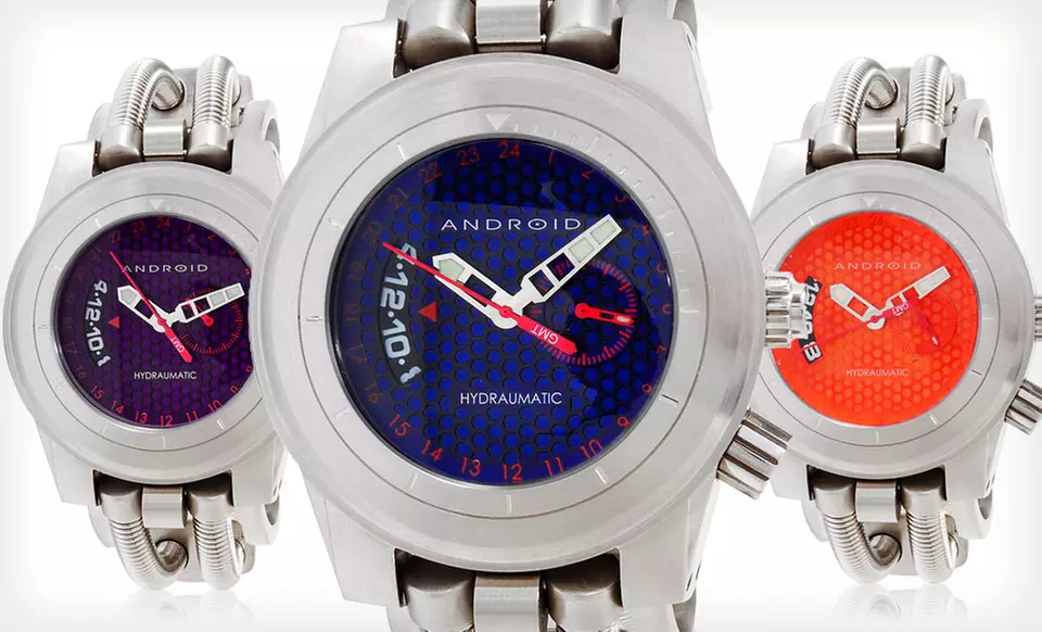 $99.99 for an Android Men’s Hydraumatic GMT Watch ($200 List Price). 3 Colors Available. Free Shipping and Returns. - Primary Image