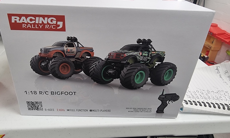 Image 2: 1:18 Remote Controlled Monster Truck