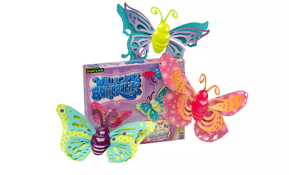 Smart Labs Butterfly and Garden Wallscapes Sets. Free Returns. - Second Medium