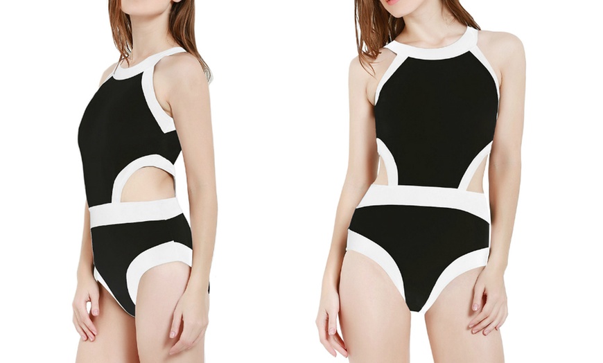 Image 4: Monochrome Swimsuits