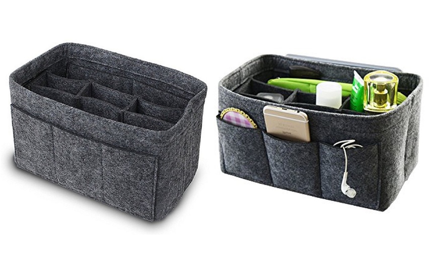 Image 4: Multi-Pocket Bag Organizer 