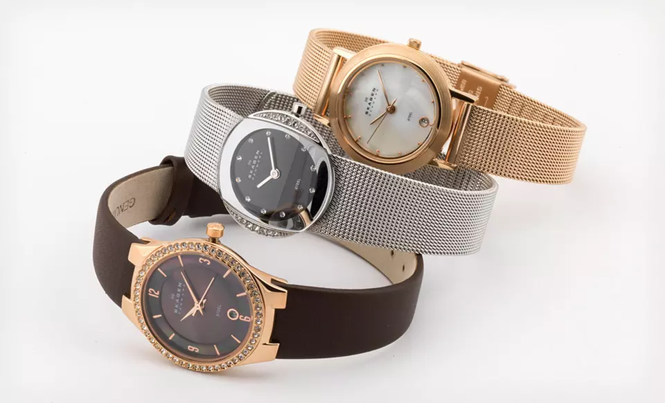 Men’s and Women’s Skagen Watches (Up to 63% Off). 21 Options Available. Free Shipping and Free Returns. - Primary Image