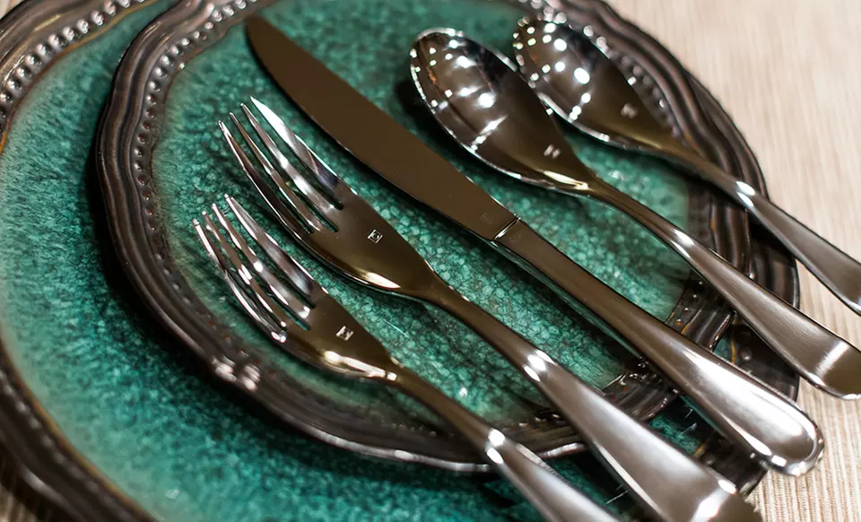 Cuisinart 45-Piece Flatware Sets. Multiple Designs Available. - Second Medium