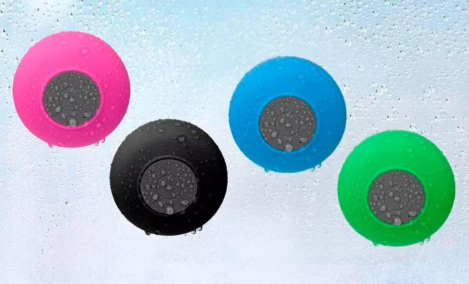 Merkury Innovations Bluetooth Shower Speaker with Mic. Multiple Colors Available. Free Returns. - Primary Image