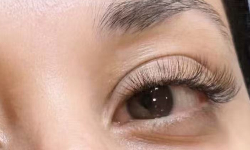 Image 2:  Get Natural Full Set, Hybrid or Volume  or Eyebrow lamination