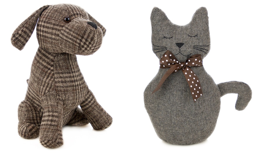 Image 2: Plush Animal Door Stopper