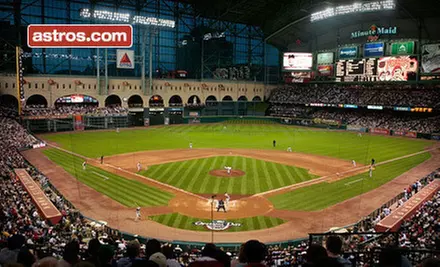 $21 for Houston Astros Game with Batting-Practice Viewing at Minute Maid Park ($46 Value). Seven Games Available. - Primary Image