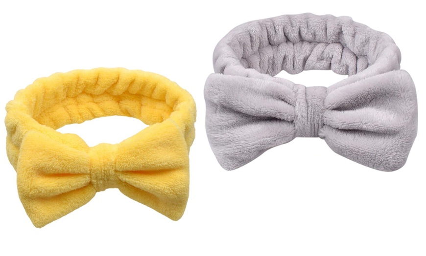 Image 12: Bow Plush Headband