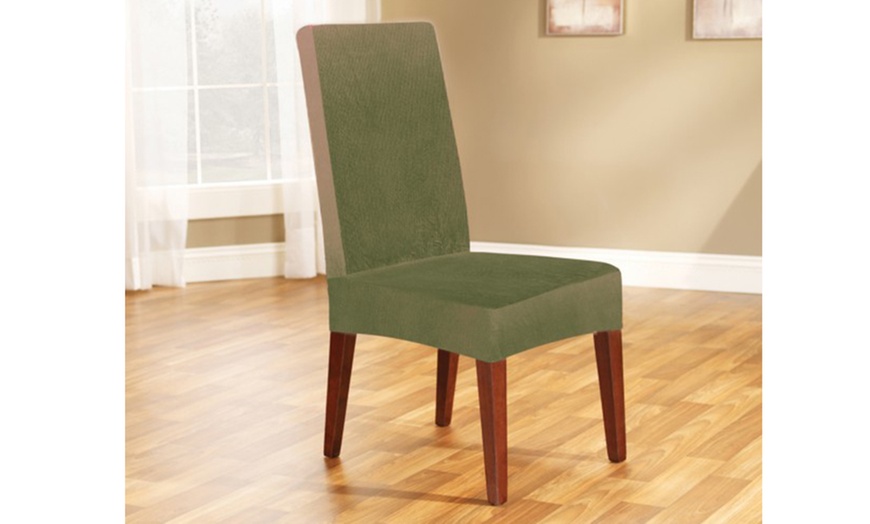 Image 9: Sure Fit Dining Chair Covers