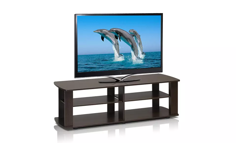Furinno Entertainment Center in Dark Brown - Primary Image