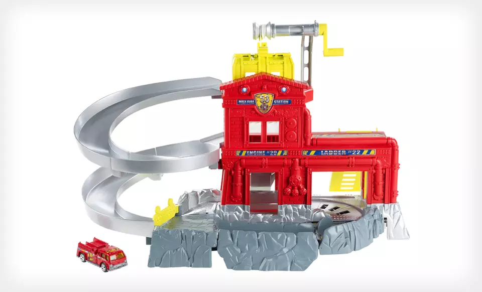 $8.99 for a Matchbox Cliff Hangers Fire-Station Play Set ($27.48 List Price) - Second Medium