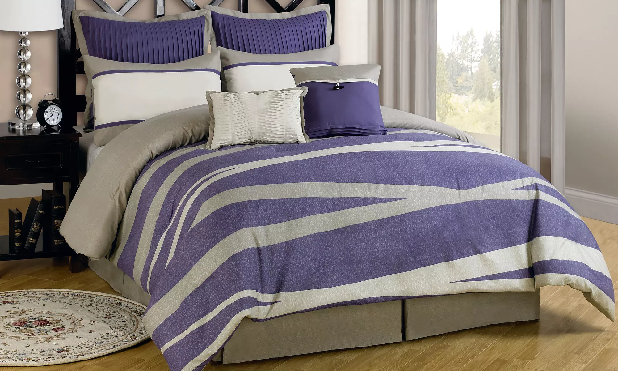 8-Piece Embellished Comforter Set. Multiple Options from $59.99–$69.99. - Primary Image