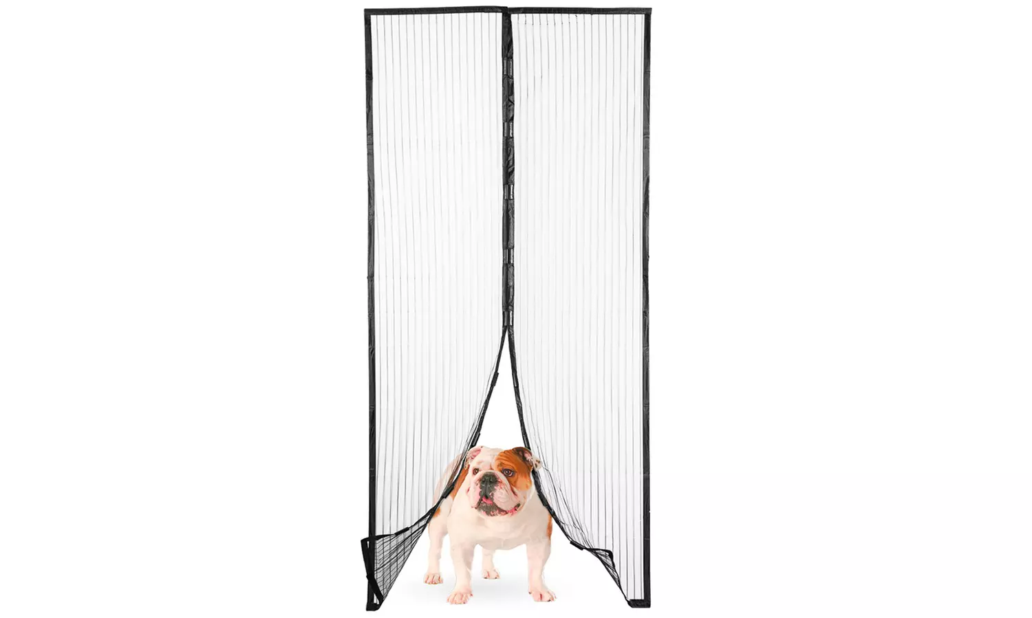 Magnetic Heavy-Duty Mesh Screen-Door Curtain - Primary Image