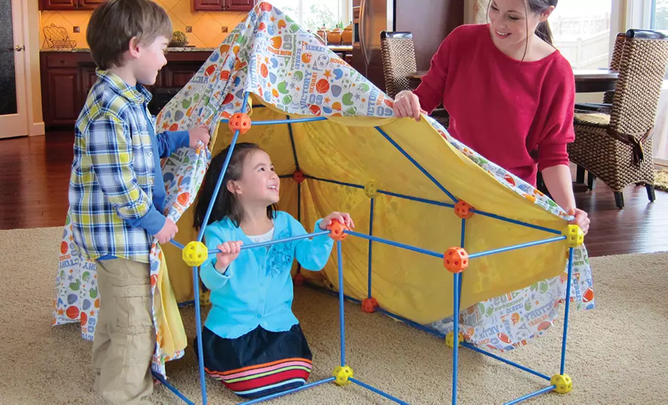 Discovery Kids Build and Play Construction Fort - Primary Image