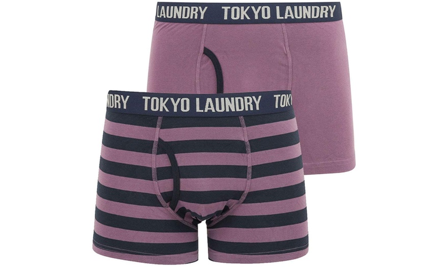 Image 6: Two-Pack of Tokyo Laundry Men's Stripe Print Boxers