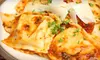 $49 for a Three-Course Meal with Appetizer, Desserts, and Wine for Two at Boom Restaurant (Up to $131.90 Value)