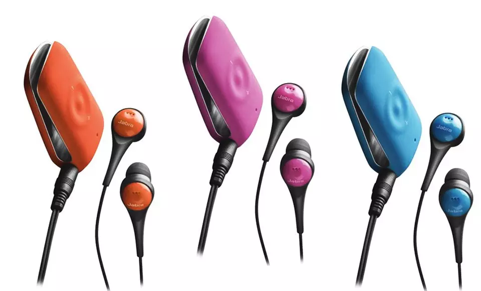 Jabra Clipper Bluetooth Stereo Headset in Blue, Orange, or Pink. Free Returns. - Primary Image