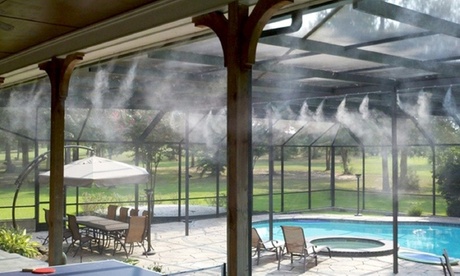 Kit di nebulizzazione per esterni con tubo da 10 m