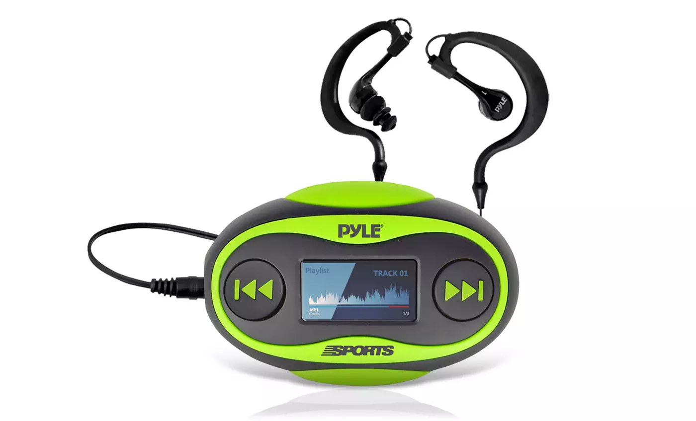 Pyle 4GB Waterproof MP3 Player and Headphones - Second Medium