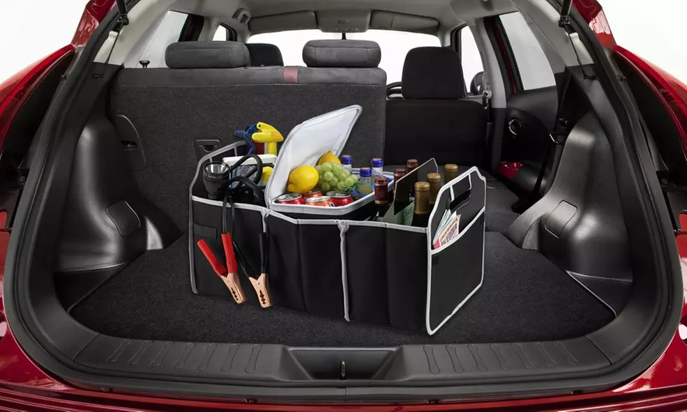Folding Trunk Organizer with Collapsible Cooler Compartment - Primary Image