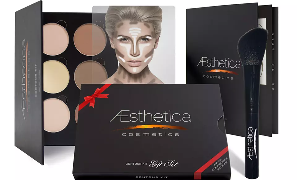 Aesthetica Cosmetics Contouring Kit or Gift Set with Angled Contour Brush from $19.99-$24.99 - Primary Image