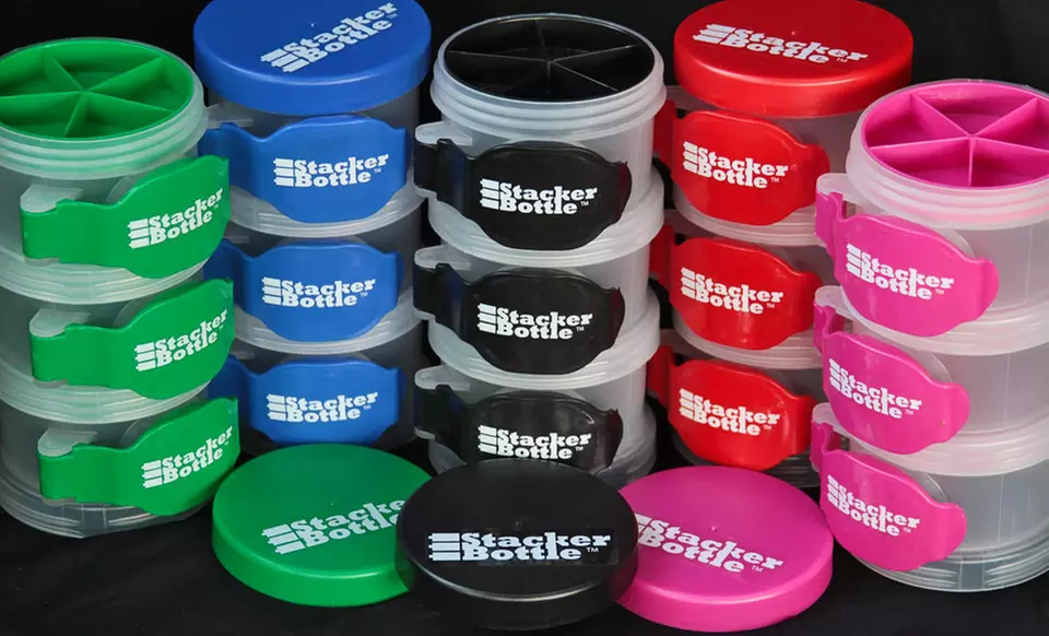 $7.99 for a Stacker Bottle 3-Tier Supplement Organizer ($11.99 List Price). Multiple Colors Available. - Primary Image