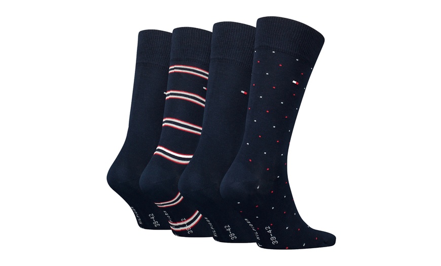 Image 4: Four Pairs of Tommy Hilfiger Socks Gift Set