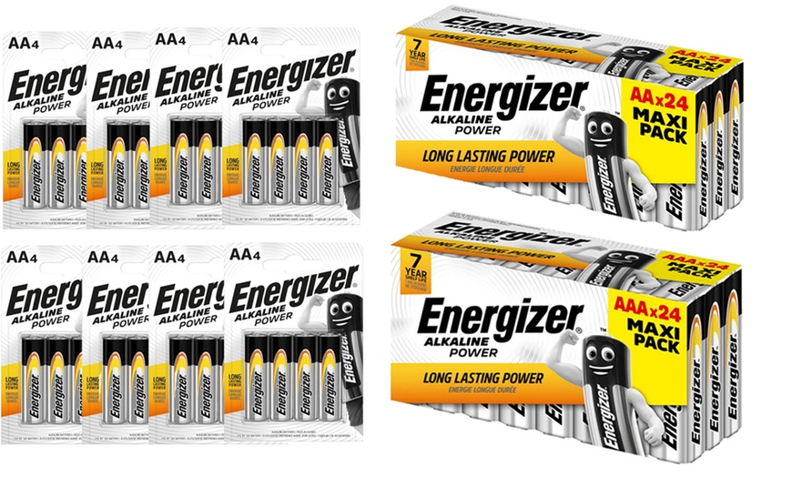 Image 1: 8, 16, 24, 48, 72, 96 oder 177 Energizer Alkaline AA- o. AAA-Batterien